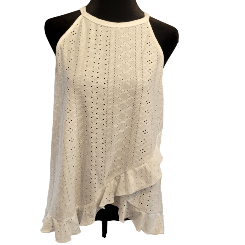 NWOT White Iolet tank. Large
